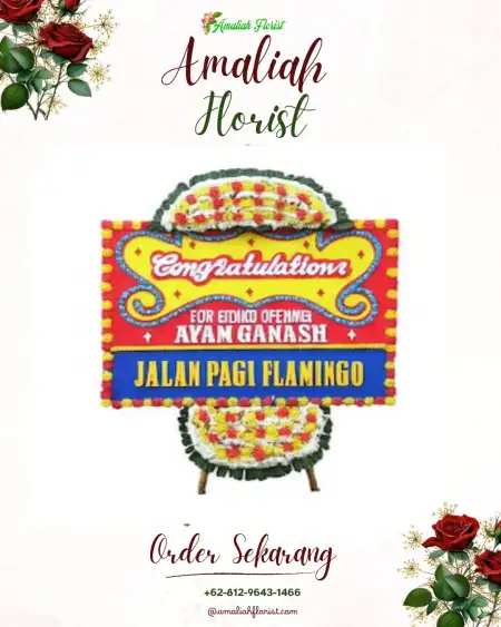 Sewa Papan Bunga Baderan